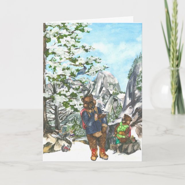 Sharing Yosemite Blessings Holiday Card (Front)
