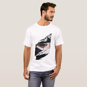Sharingan Eye Anime T-Shirt Ninja Style Graphic