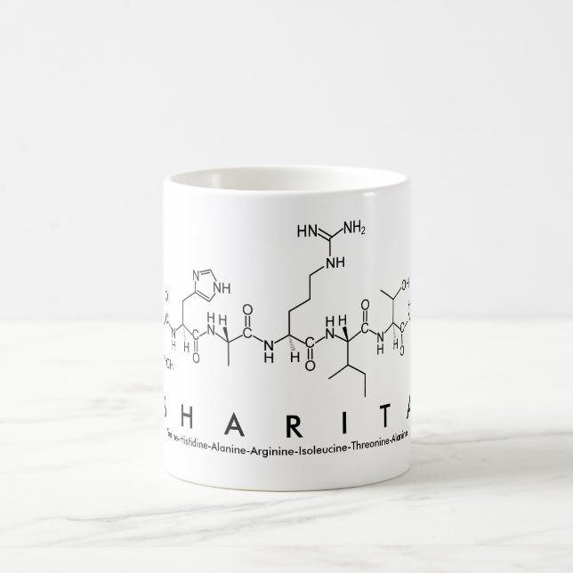 Sharita peptide name mug (Center)