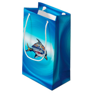 Shark "Art by Kids" Small Gift Bag