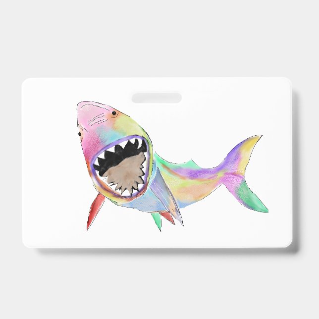Shark Art  ID Badge (Front)