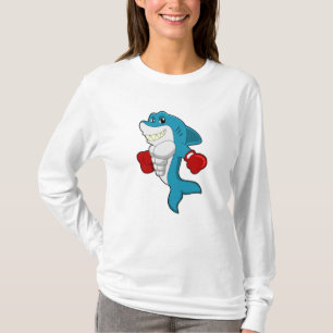 Shark as Boxer with Boxing gloves T-Shirt