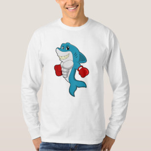 Shark as Boxer with Boxing gloves T-Shirt