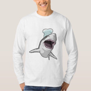 Shark as Cook with Chef hat T-Shirt