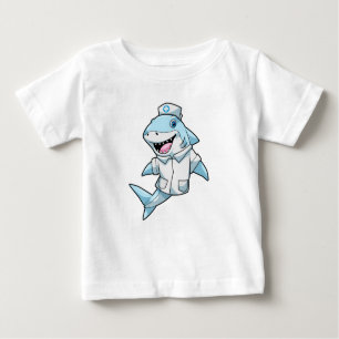 Shark as Nurse with Coat Baby T-Shirt