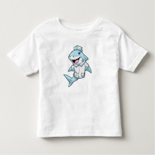 Shark as Nurse with Coat Toddler T-Shirt