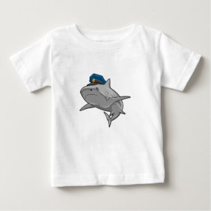 Shark as Police officer Police Baby T-Shirt