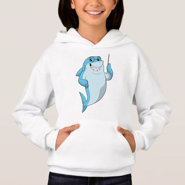 Shark as Teacher with Pointer (Front)