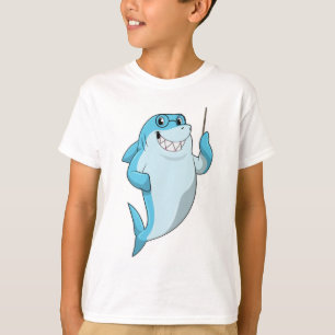 Shark as Teacher with Pointer T-Shirt
