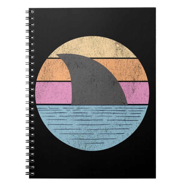 Shark at sunset notebook (Front)