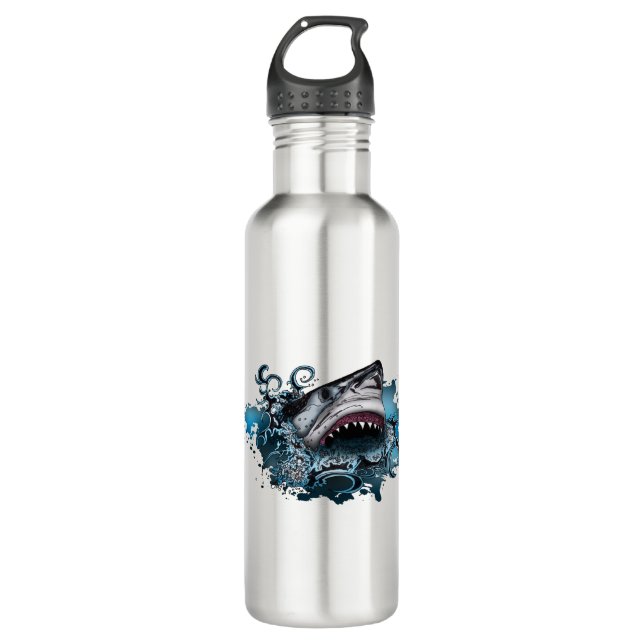Shark Attack 710 Ml Water Bottle (Front)