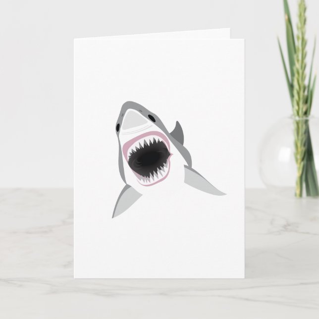 Shark Attack - Bite of the Great White Shark Card (Front)