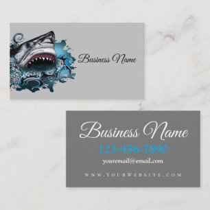 Shark Attack Business Card