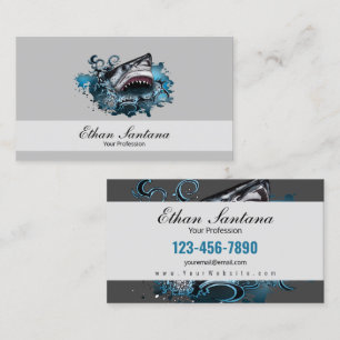 Shark Attack Business Card