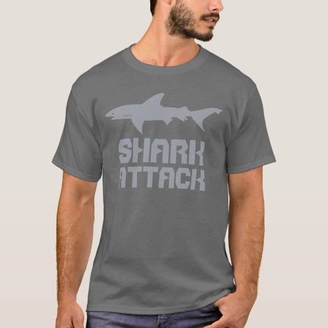 SHARK Attack!  For Swimmers, Deep Sea Divers T-Shirt (Front)