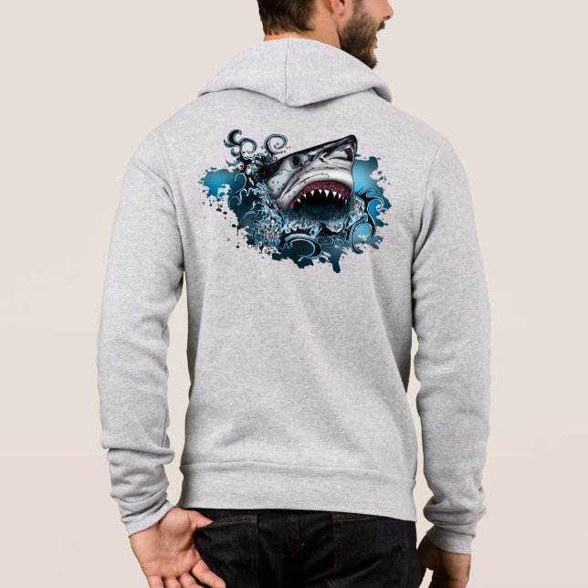 Shark Attack Hoodie (Back)