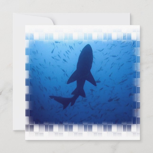 Shark Attack Invitations (Front)