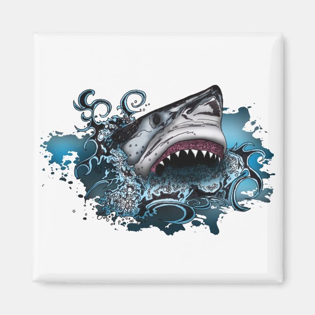 Shark Attack Magnet (Front)