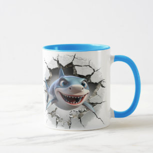 Shark attack mug