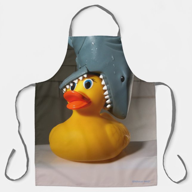 Shark Attack nbd -- All-Over Print Apron (Front)