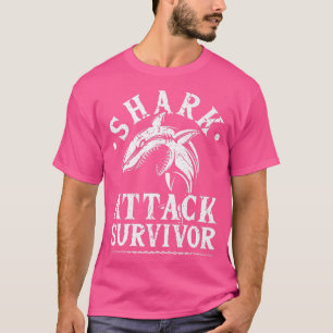 Shark Attack Survivor Support Swimmer Surfer T-Shirt