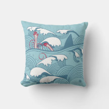 "Shark Attack" Throw Pillow