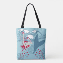 "Shark Attack" Tote