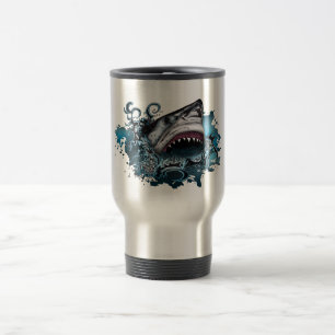 Shark Attack Travel Mug