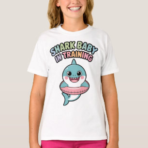 Shark Baby in Training Kids T-Shirt