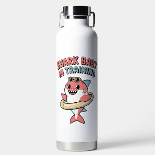 Shark Baby in Training Kids Water Bottle