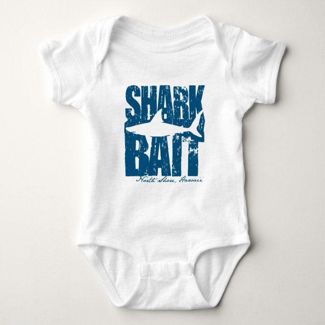 Shark Bait Baby Bodysuit (Front)