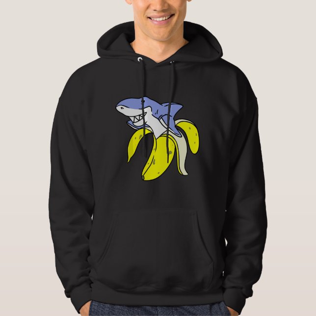Shark Banana Hoodie (Front)