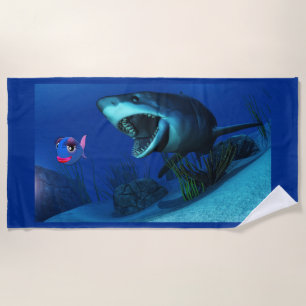 Shark Beach Towel