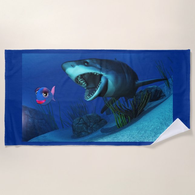 Shark Beach Towel (Front)