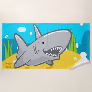Shark Beach Towel