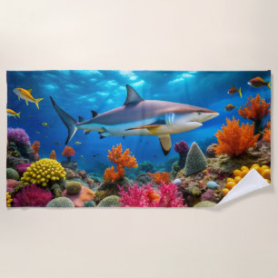 Shark Beach Towel
