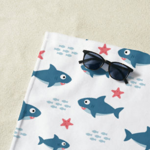 Shark Beach Towel