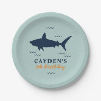 Shark birthday Party Invitation