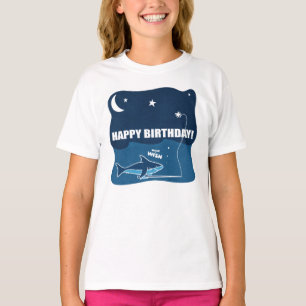 Shark Birthday Wish T-Shirt