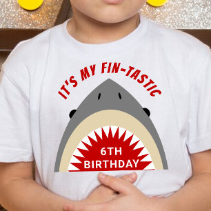 Shark Bite Any Age Birthday Party T-Shirt