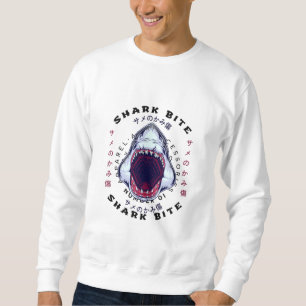 shark, bite Stylish Modern Trendy Gift Sweatshirt