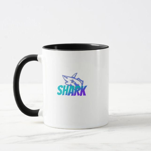 Shark  | Bold Ocean Predator Design for Gym & Gift Mug (Left)
