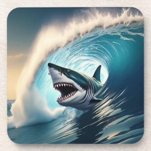 Shark Bump and Bite Coaster