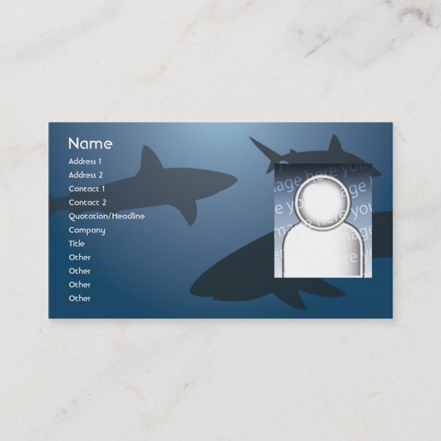 Shark - Business Card (Front)