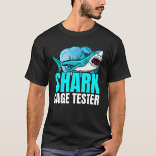 Shark Cage Tester Crutch Wheelchair Amputation T-Shirt