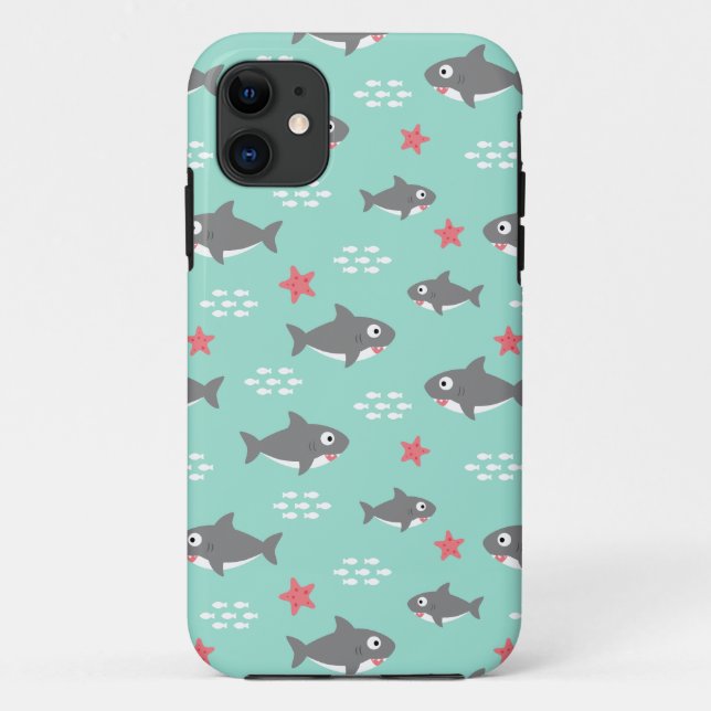 Shark Case-Mate iPhone Case (Back)