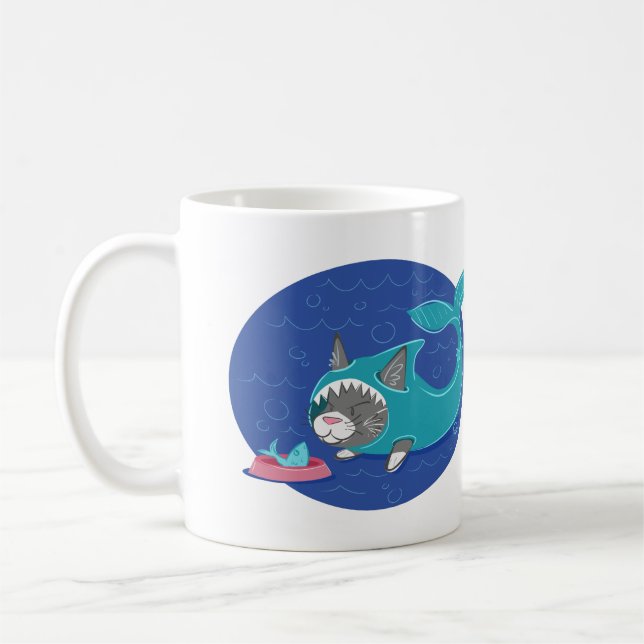 Shark Cat - Mug (Left)