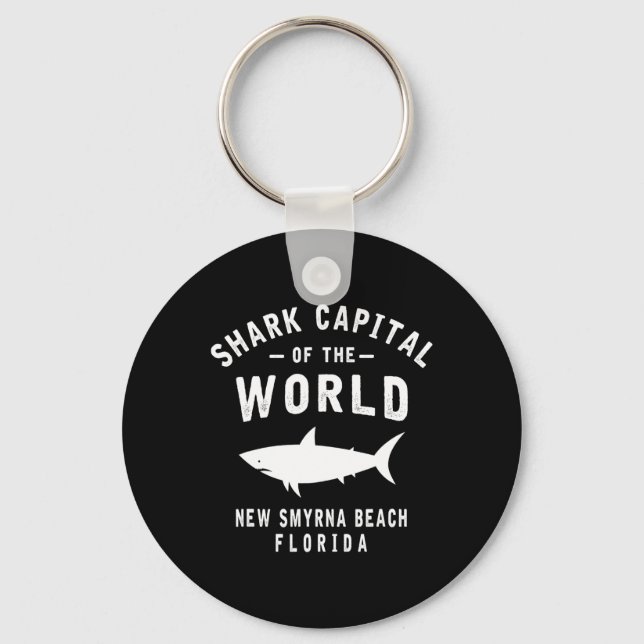 Shark Catal Of The World - New Smyrna Beach Fl-fun Key Ring (Front)