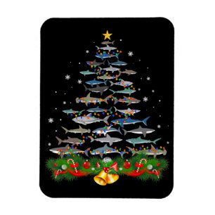Shark Christmas Tree Shark Lovers Gifts Magnet
