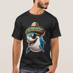 Shark Cinco de Mayo Fiesta Mexican Mariachi Girls T-Shirt